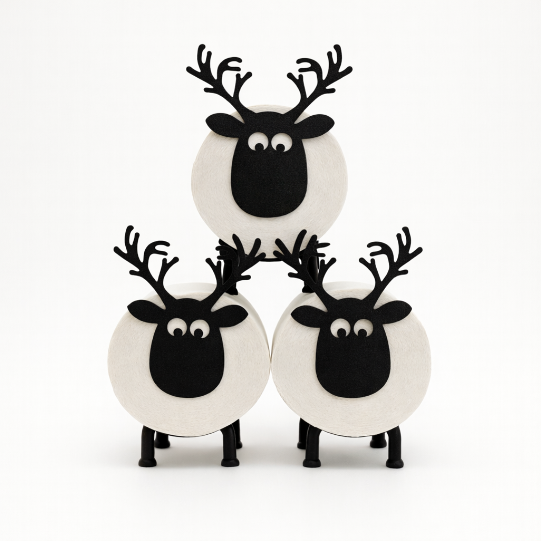 Schaf & Elch Toilettenpapierhalter – Niedlicher Bad-Assistent