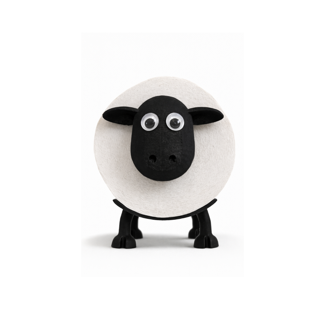 Schaf Toilettenpapierhalter – Niedlicher Bad-Assistent - Wackelaugen