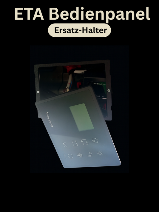 Halterung für ETA E-Box Bedienpanel | Pössl Summit Shine, Trenta, Globecar, Clever Vans | 3D-Druck PETG