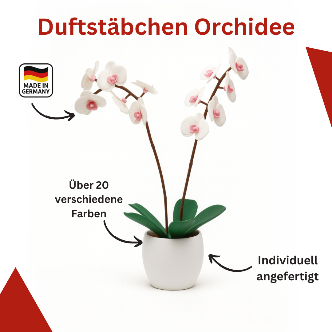 Orchidee als Duftstäbchenhalterung - Zimmerpflanze - Deko - Forgecore - Aromatic Orchid - Oil Diffusor and Incense Holder
