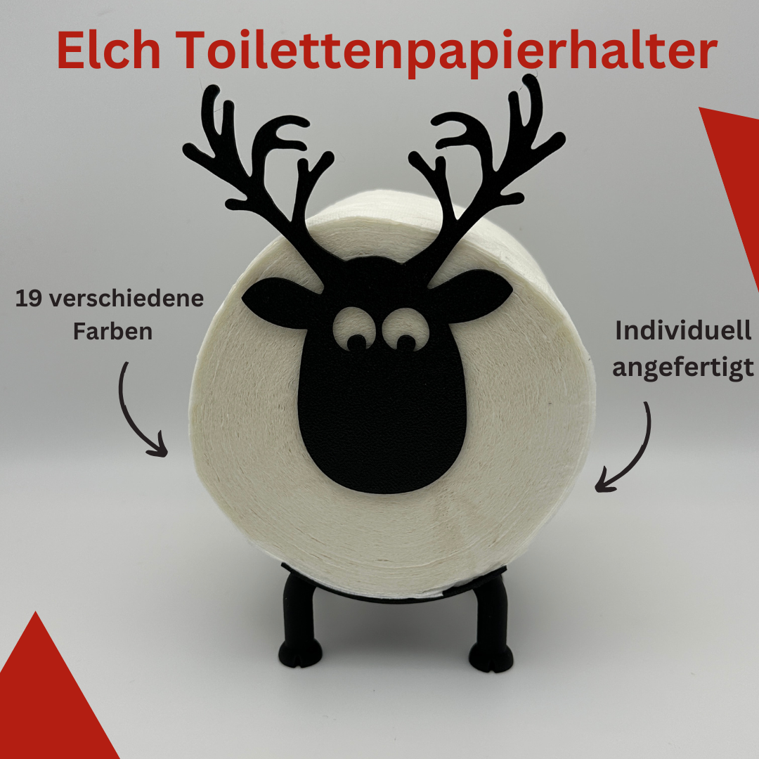 Schaf & Elch Toilettenpapierhalter – Niedlicher Bad-Assistent