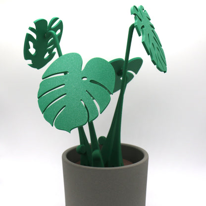 Monstera mit magnetischen Blättern als Tassenuntersetzer - Deko - Zimmerpflanze - Pflanze