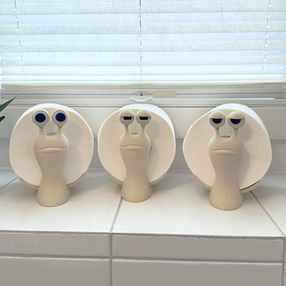 Slugger die Schnecke – 3D-gedruckter Toilettenpapierhalter