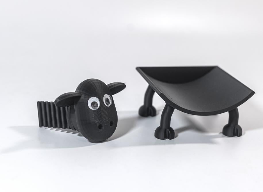 Schaf Toilettenpapierhalter | Lustiger Klopapierhalter | WC Rollenhalter Schaf | Badezimmer Deko | Geschenkidee | 3D Druck