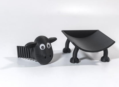 Schaf Toilettenpapierhalter | Lustiger Klopapierhalter | WC Rollenhalter Schaf | Badezimmer Deko | Geschenkidee | 3D Druck