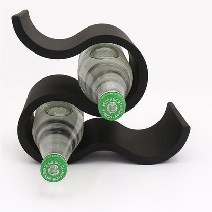 Weinflaschenhalter für 4 Flaschen | Modernes Weinregal in S-Form | Weinflaschenständer | Wein Deko | 3D Druck | Geschenkidee