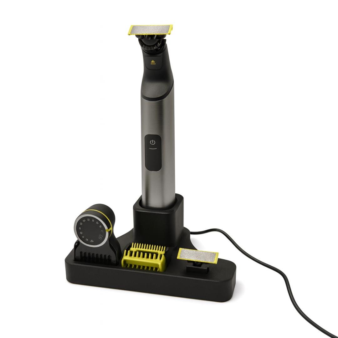 Philips OneBlade Pro Ladestation | Rasierer Halter mit Zubehör Aufbewahrung | OneBlade Organizer | Badezimmer Organizer | 3D Druck