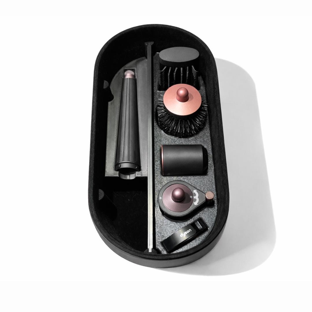 Dyson Airwrap Organizer | Aufbewahrungsbox für Airwrap Zubehör & Aufsätze | Haarstyling Organizer | Bad Organizer | 3D Druck