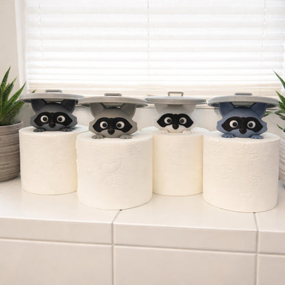 Waschbär Toilettenpapierhalter | Lustiger Klopapierhalter | WC Rollenhalter Waschbär | Badezimmer Deko | Geschenkidee | 3D Druck