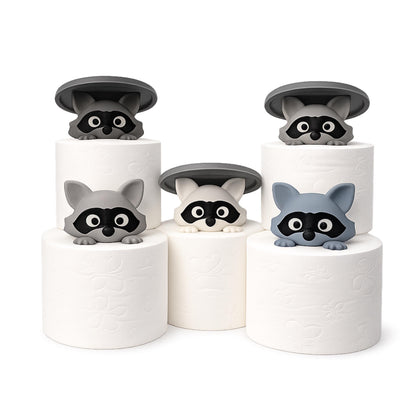 Waschbär Toilettenpapierhalter | Lustiger Klopapierhalter | WC Rollenhalter Waschbär | Badezimmer Deko | Geschenkidee | 3D Druck
