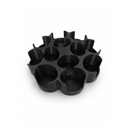 Zerup Karussell für 12 Flaschen | Drehbarer Sirup Organizer mit Kugellager | MORE Zerup Flaschenhalter | Küchen Organizer | 3D Druck