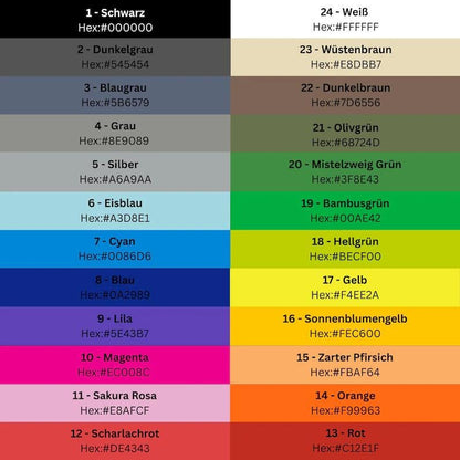Kürbisvase aus PLA, moderne Herbstdekoration, 24 Farben