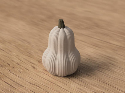 Butternut-Kürbis aus PLA, gerippte Herbstdeko, 24 Farben