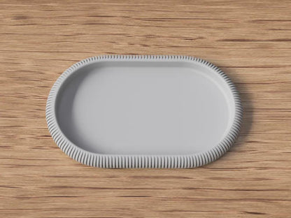 Japandi Dekotablett aus PLA, minimalistische Ablageschale, 24 Farben