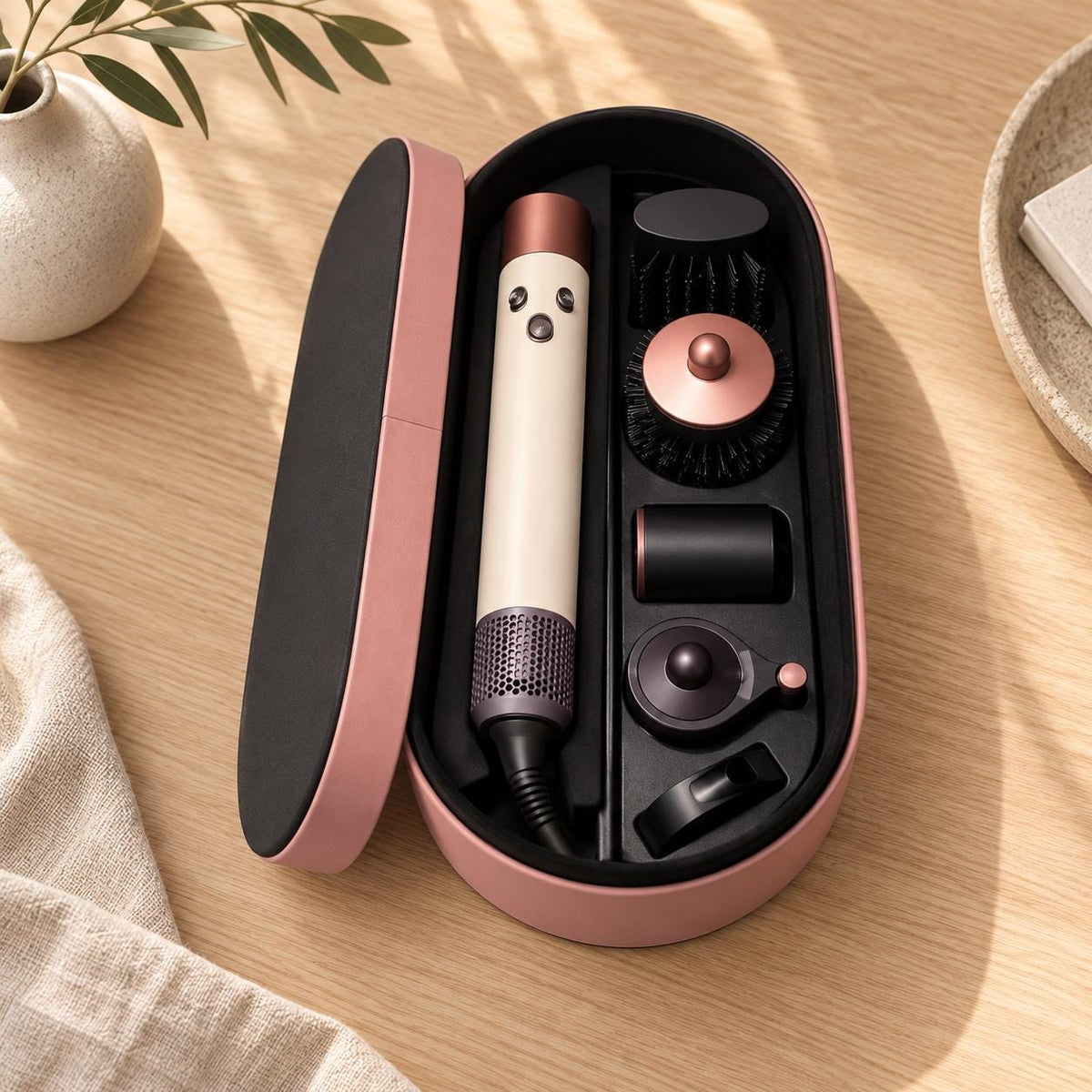 Dyson Airwrap Organizer | Aufbewahrungsbox für Airwrap Zubehör & Aufsätze | Haarstyling Organizer | Bad Organizer | 3D Druck